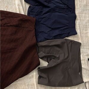 Urban Outfitters Red and Black Plaid Skirt